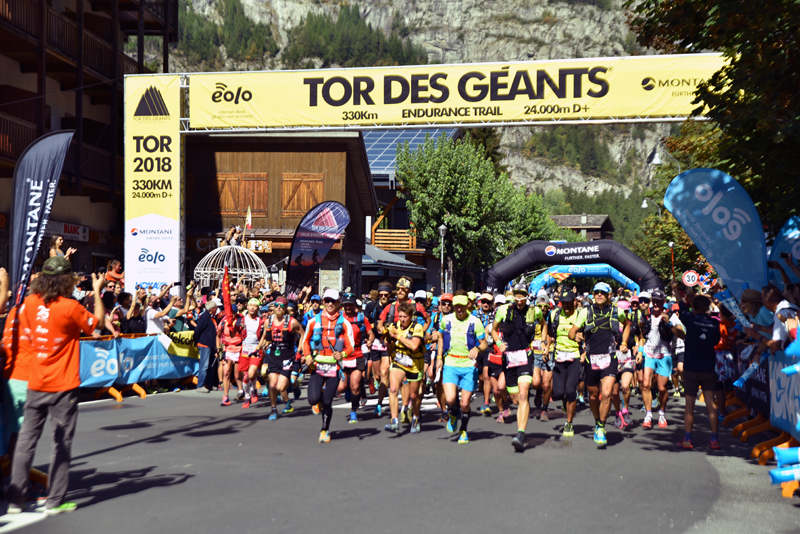 09/09/18 : Ligne de départ - Courmayeur : c'est parti pour 150 heures non stop