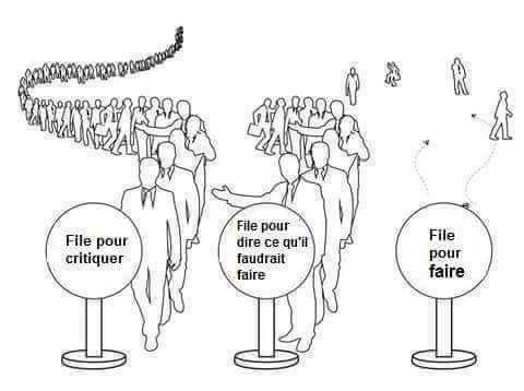 Critiquer, dire ce qu’il faut faire ou faire ? Critiquer, dire ce qu’il faut faire ou faire ?