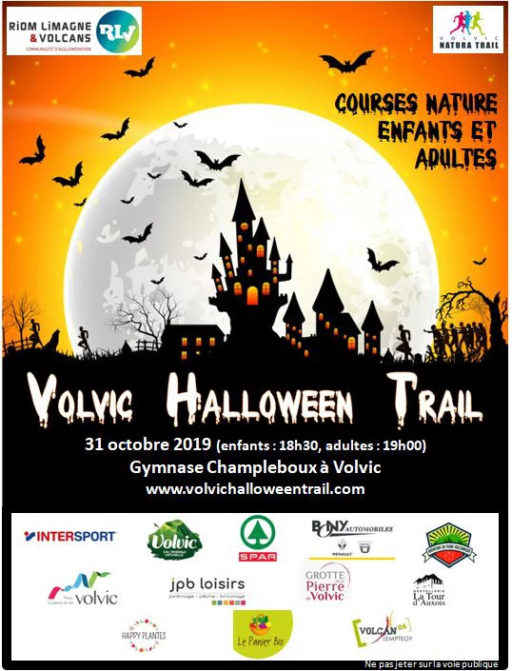 Volvic Halloween trail